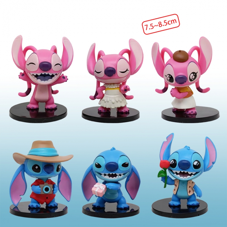 stitch anime figure 7.5-8.5cm