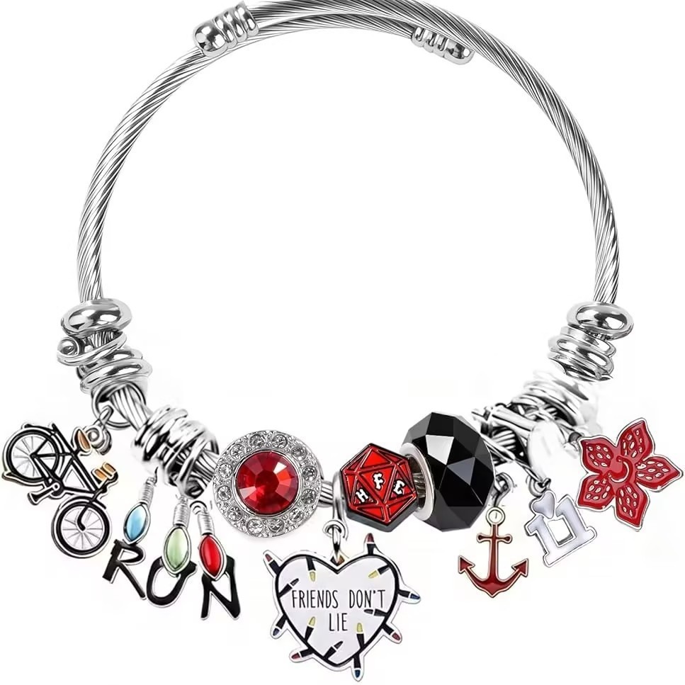 Stranger things anime bracelet