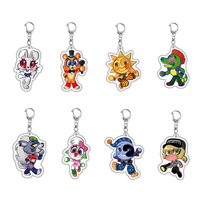 Five Nights at Freddys anime keychain