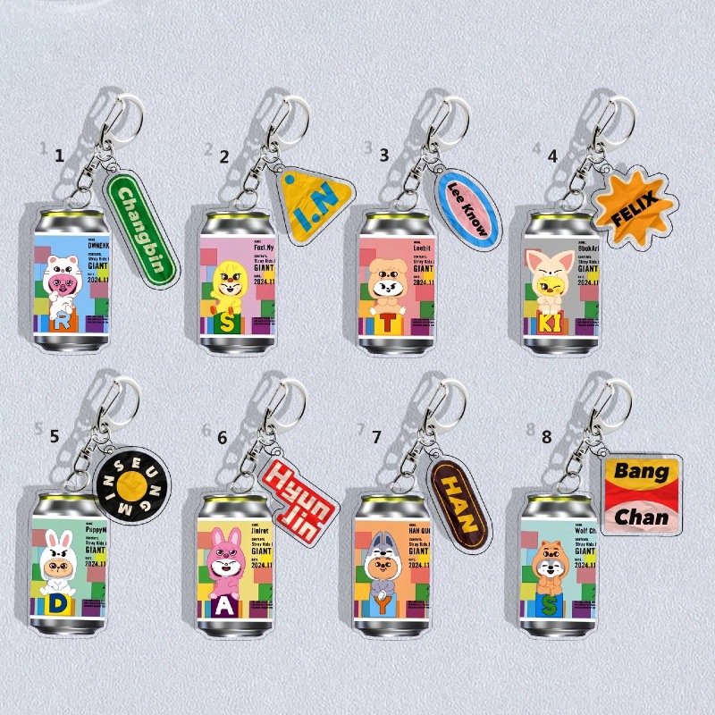 Straykids anime keychain