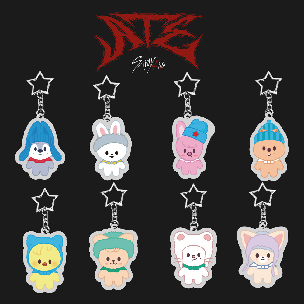 Straykids anime keychain