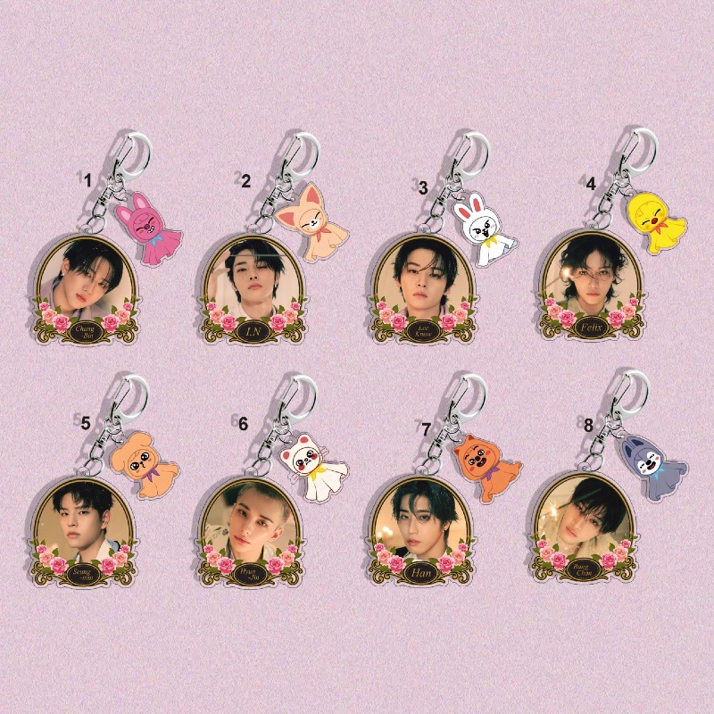 Straykids anime keychain