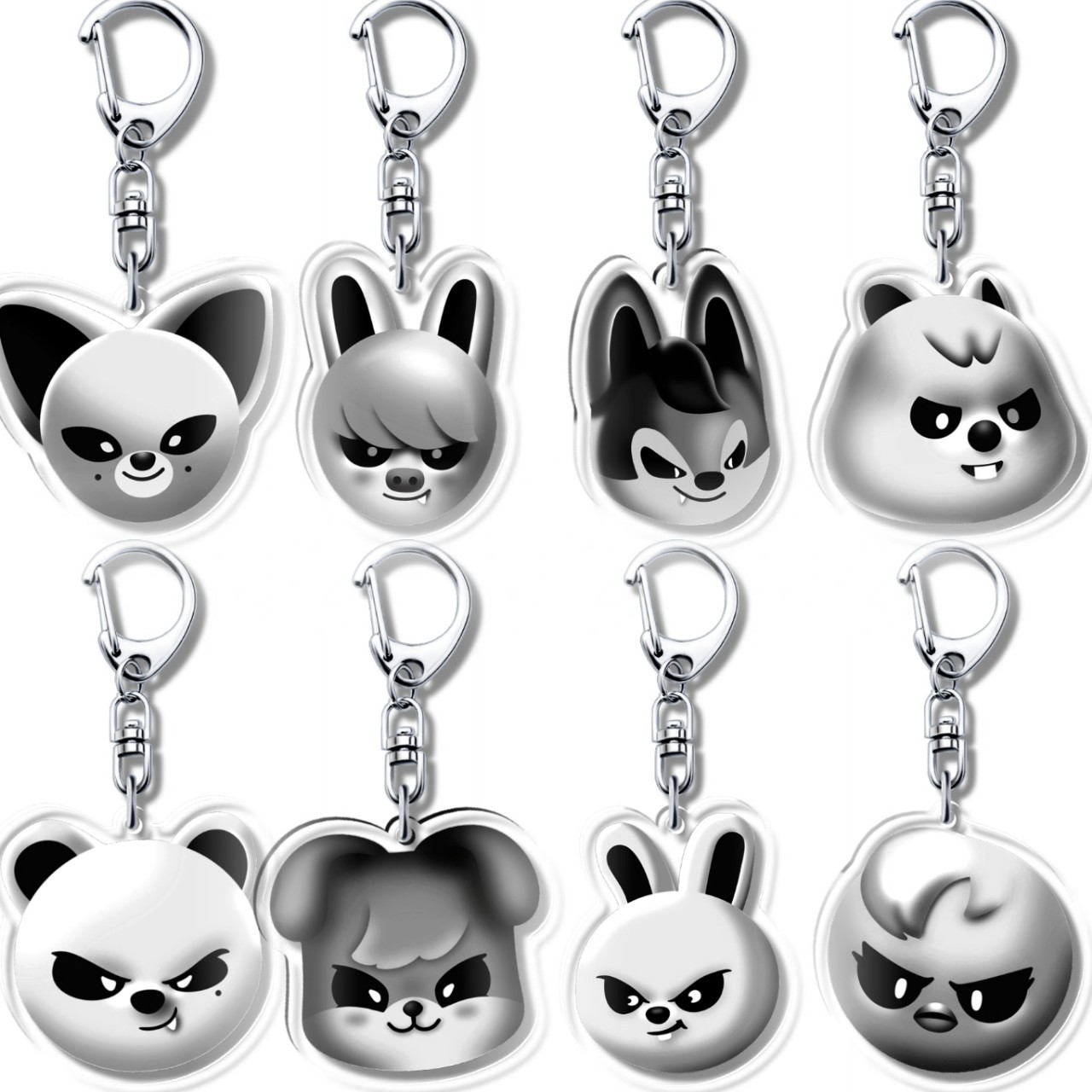 Straykids anime keychain