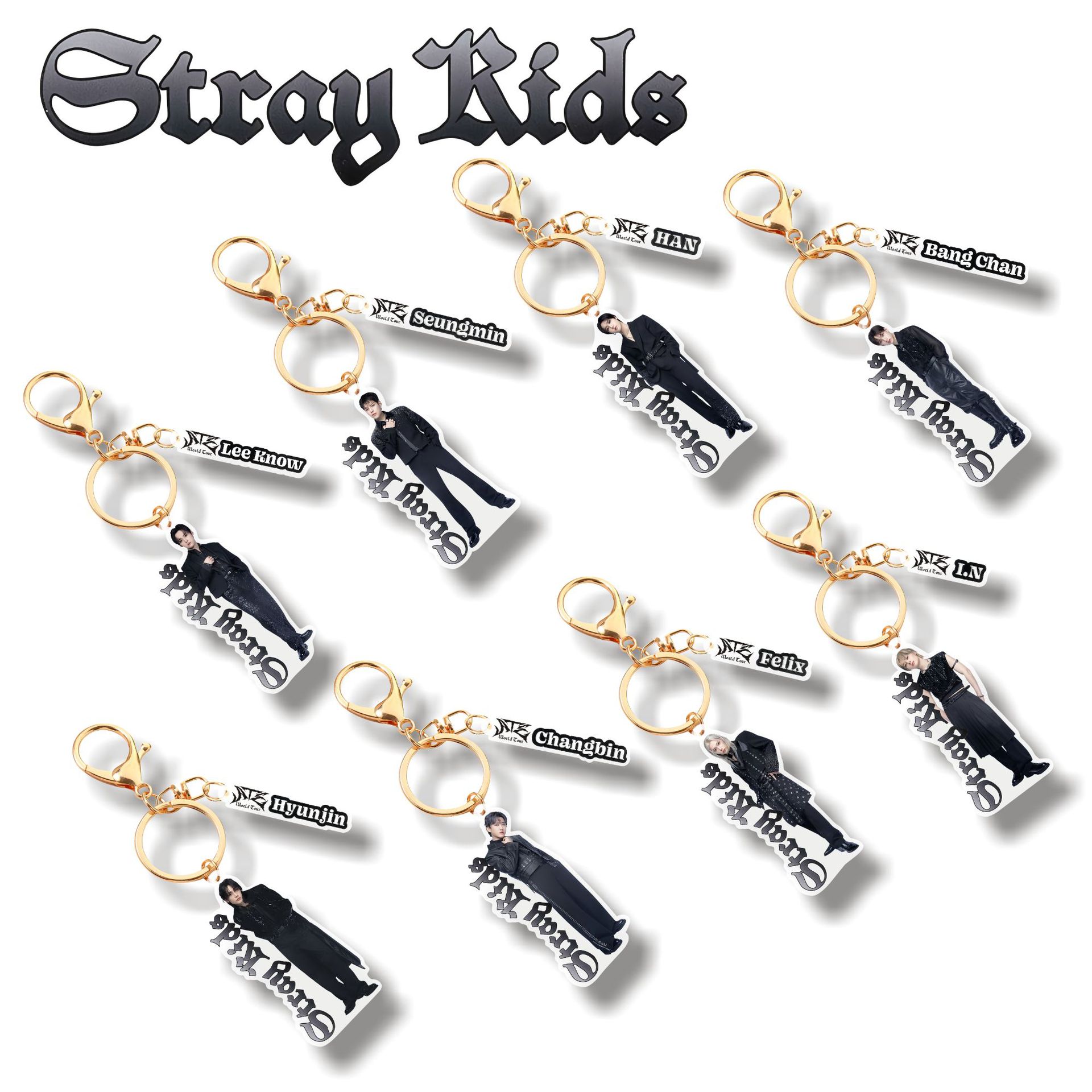 Straykids anime keychain