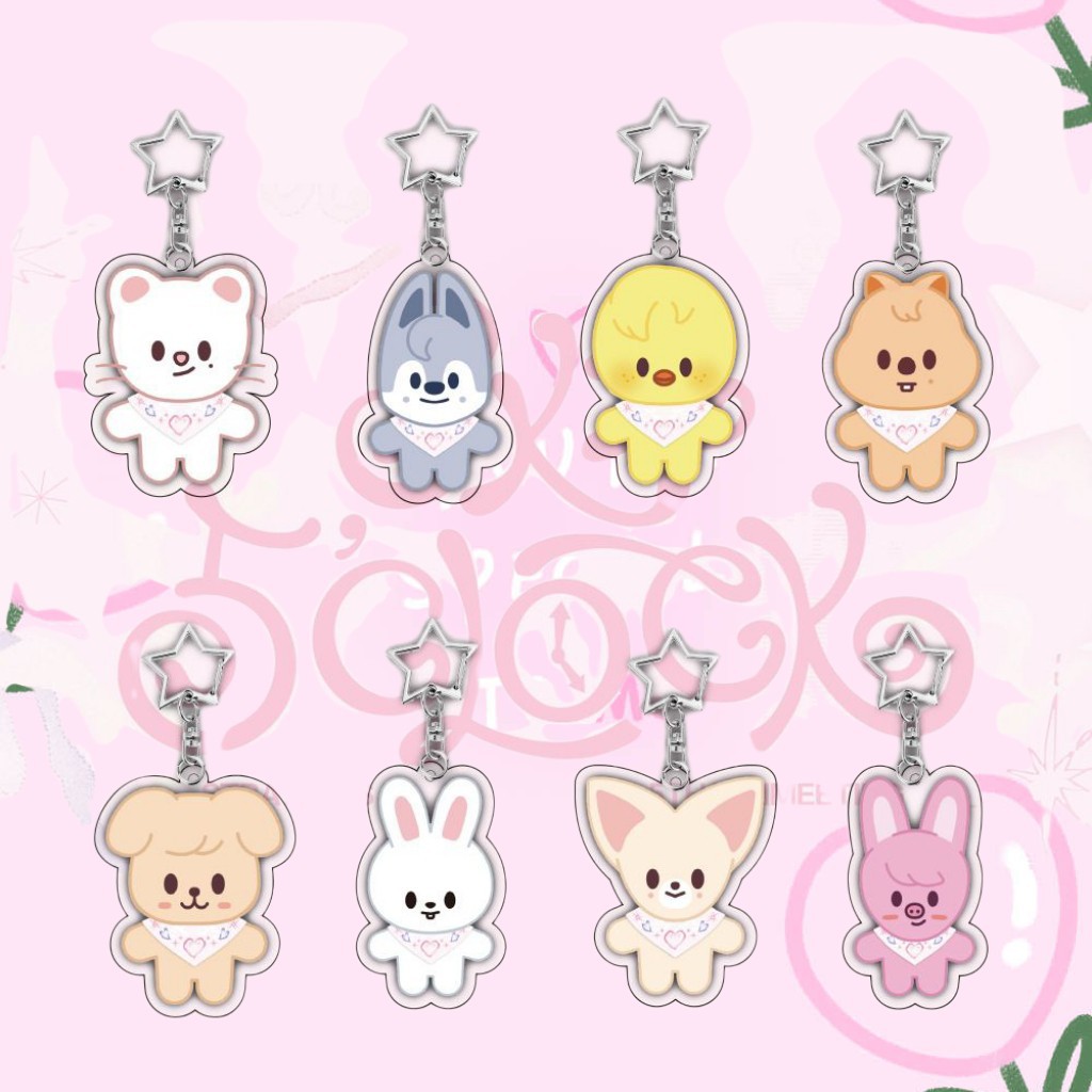 Straykids anime keychain
