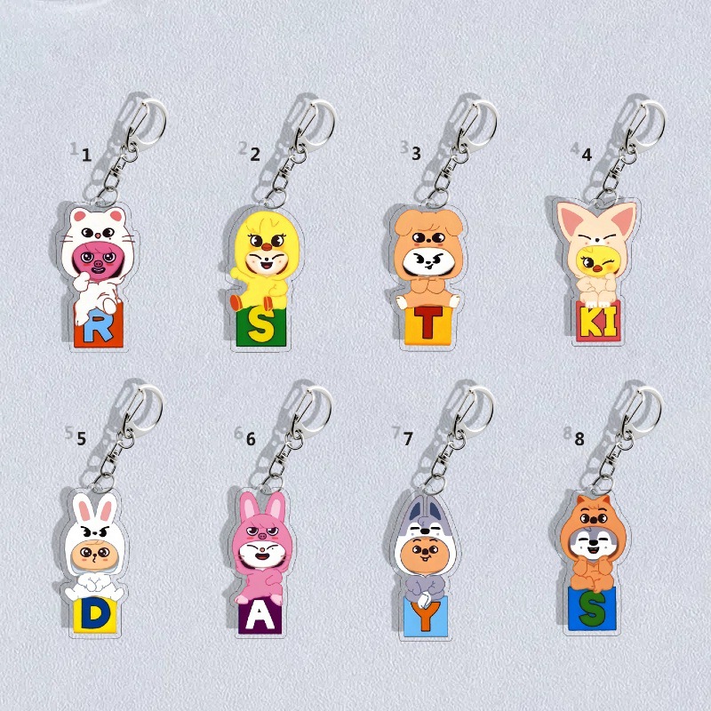 Straykids anime keychain