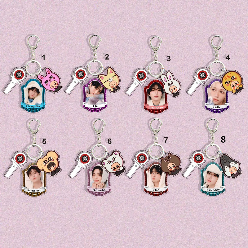 Straykids anime keychain