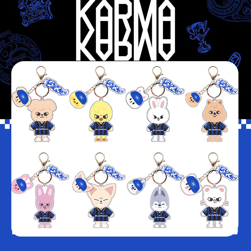 Straykids anime keychain
