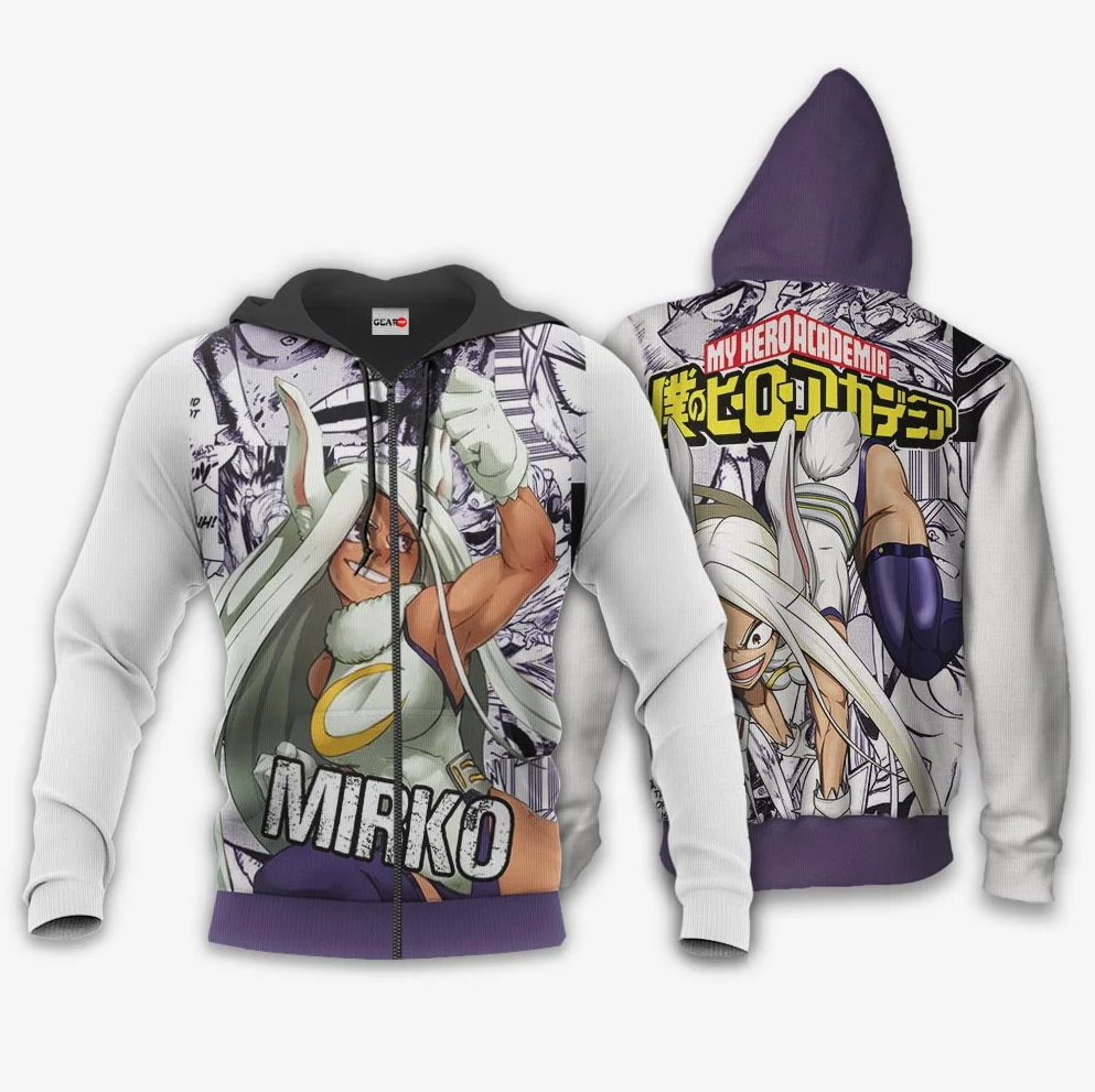 My Hero Academia anime hoodie
