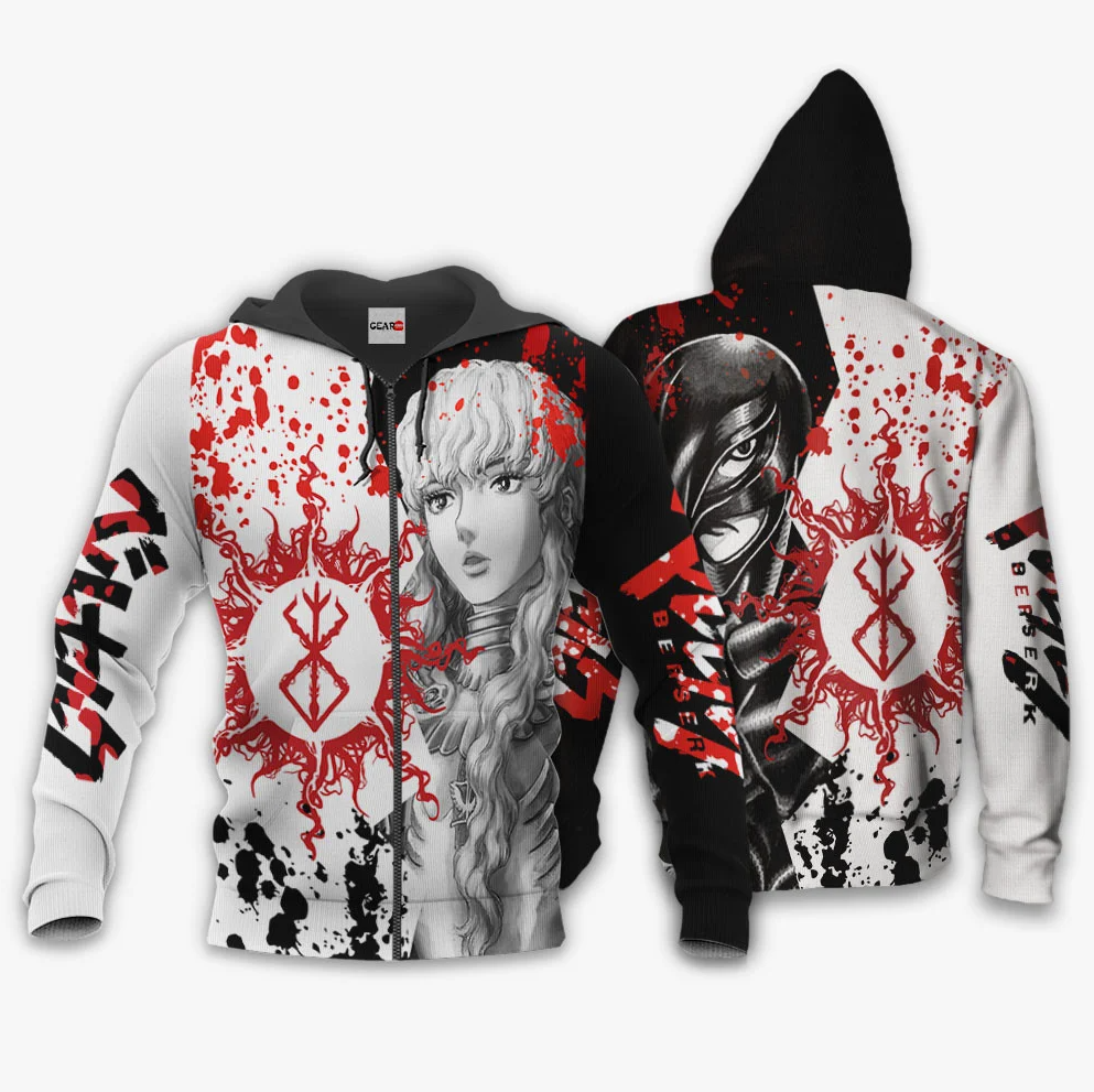 Berserk anime hoodie