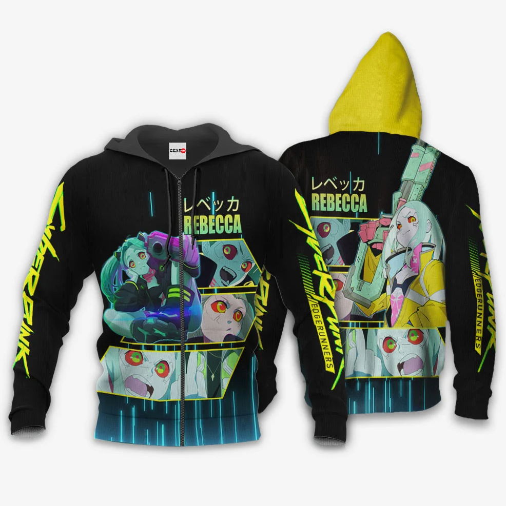cyberpunk edgerunners anime hoodie