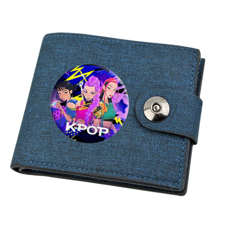 Kpop demon hunters anime wallet