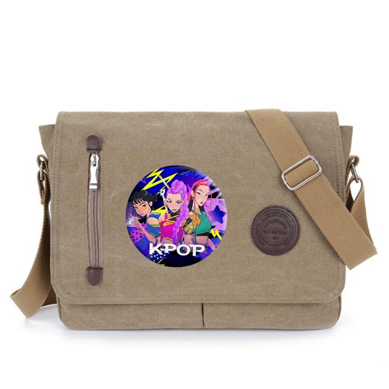 Kpop demon hunters anime shoulder bag
