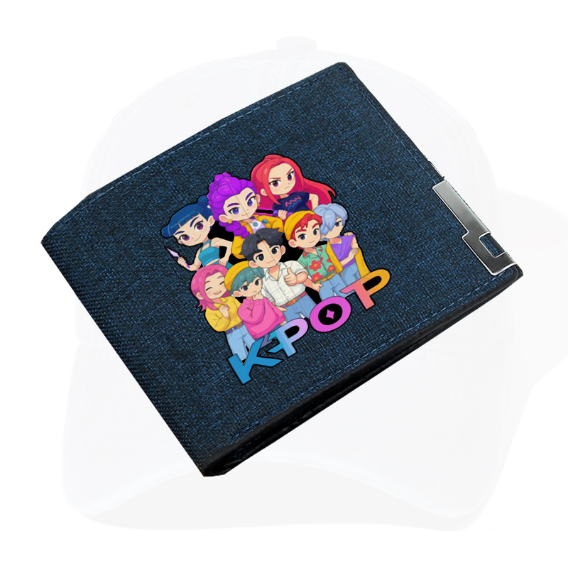 Kpop demon hunters anime wallet