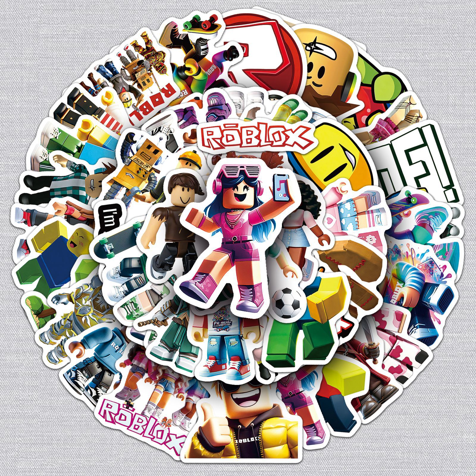 roblox anime waterproof stickers 50pcs a set