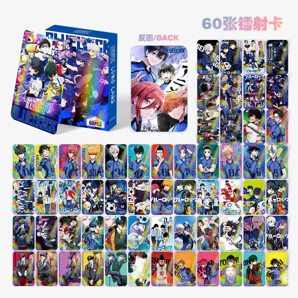 Blue Lock anime lomo cards price for a set of 60 pcs