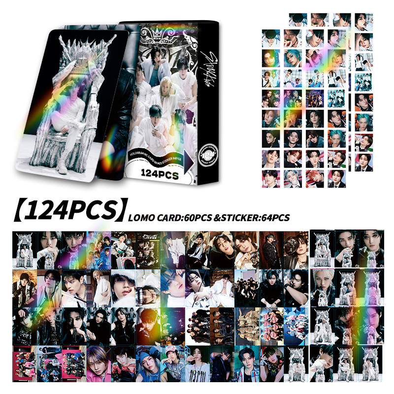 Straykids anime lomo cards price for a set of 124 pcs
