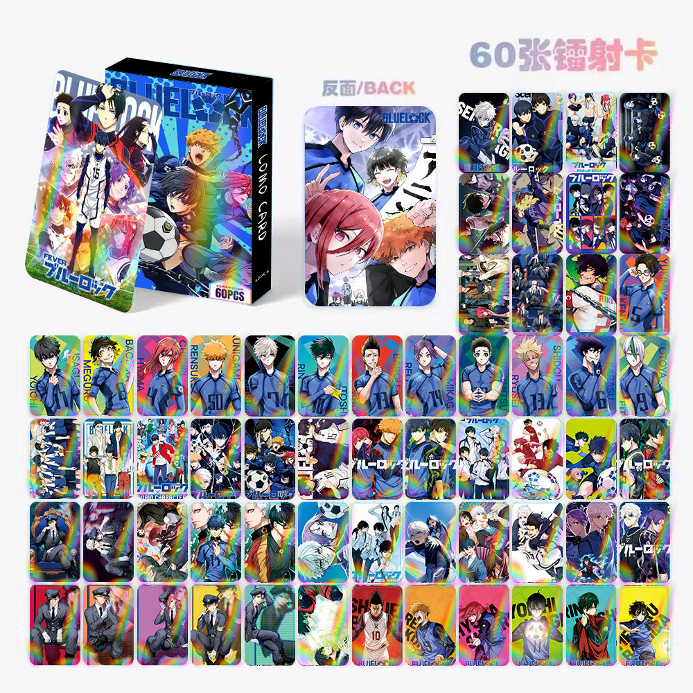 Blue Lock anime lomo cards price for a set of 60 pcs