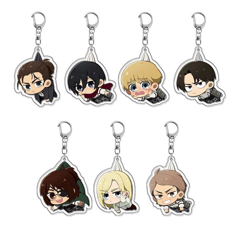 Attack on Titan anime keychain