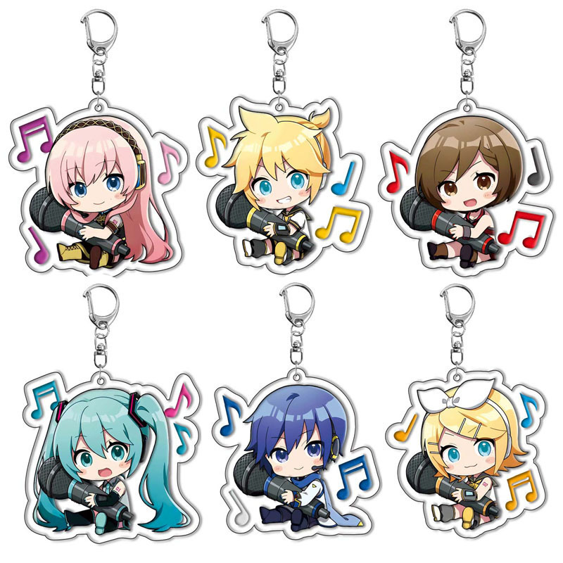 Hatsune Miku anime keychain