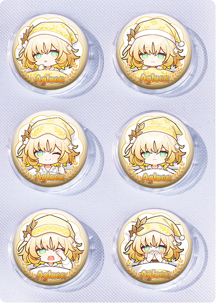 Honkai: Star Rail anime pin 6pcs a set 25mm