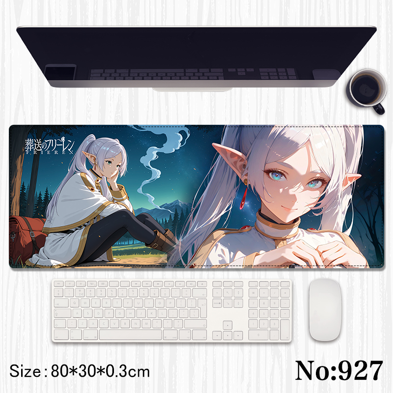 Sousou no Frieren anime mouse pad 80*30*0.3cm