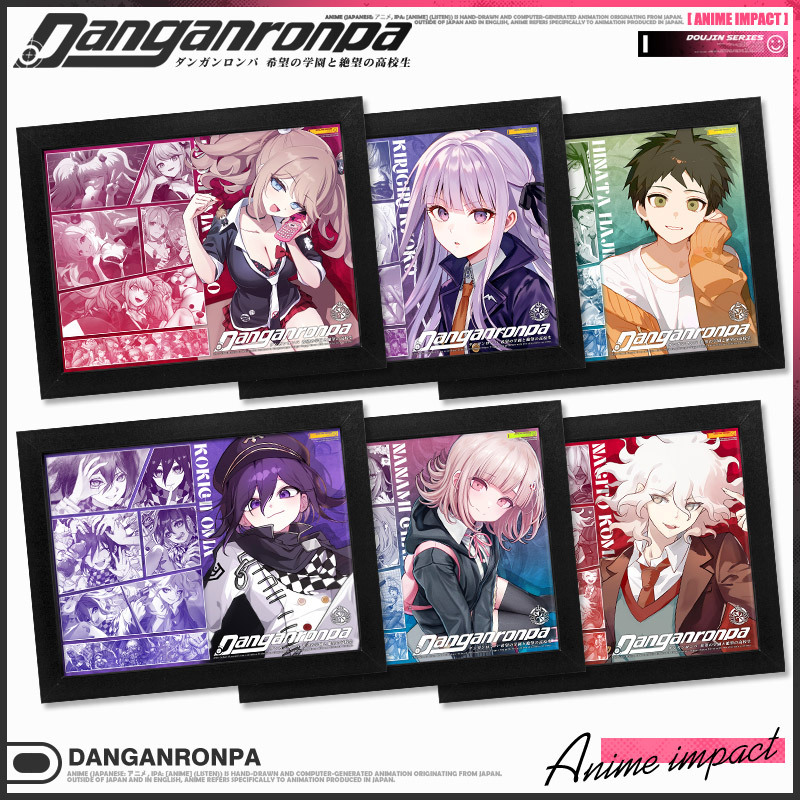 Danganronpa anime Picture frame painting