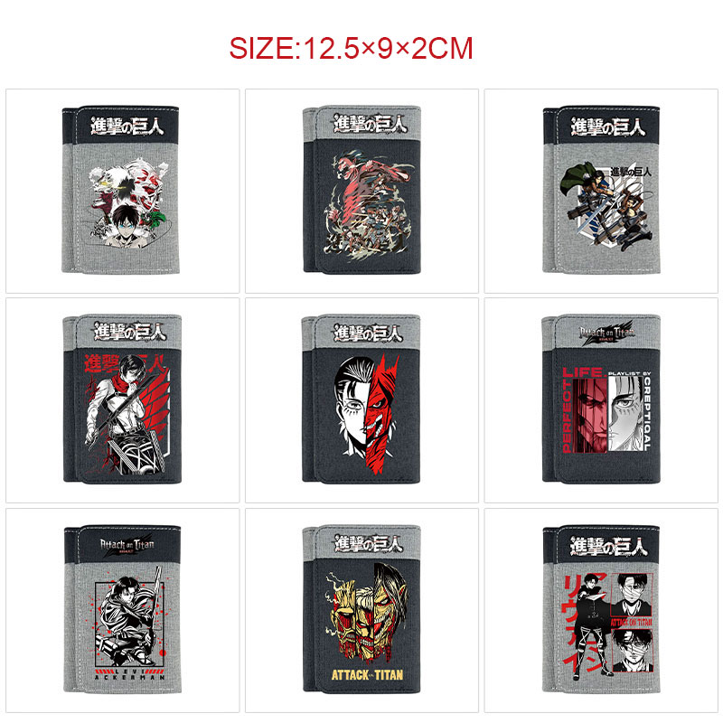 Attack on Titan anime wallet