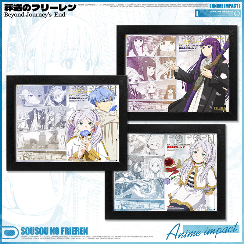 Sousou no frieren anime Picture frame painting