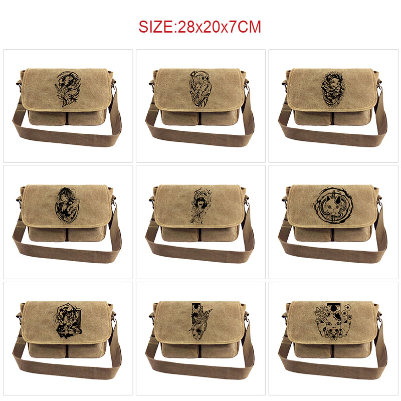 Demon slayer kimets anime shoulder bag