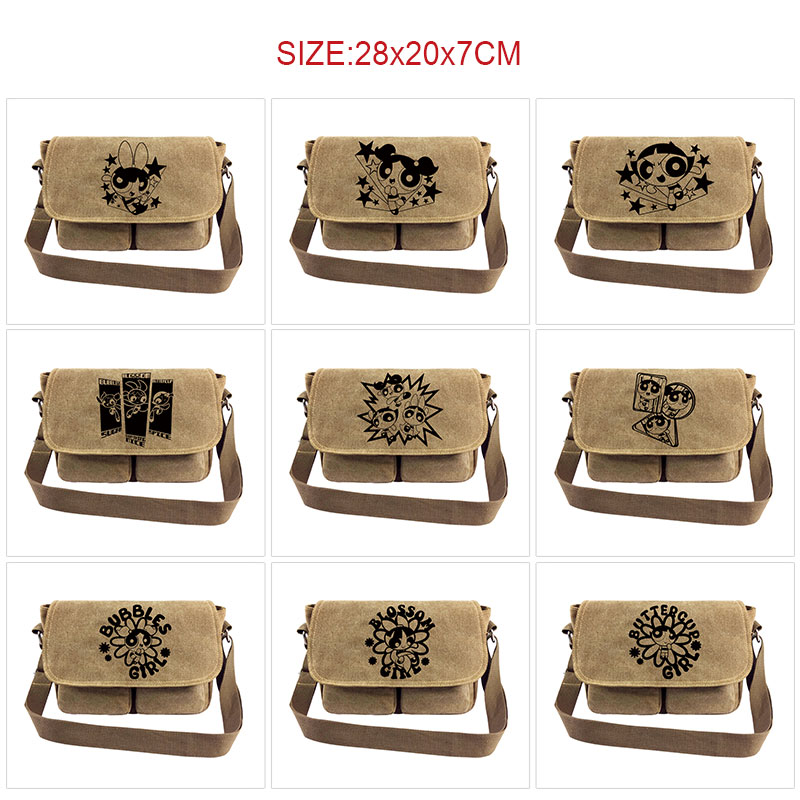 The Powerpuff Girls anime shoulder bag