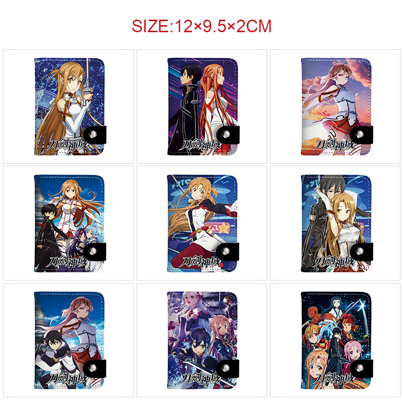 Sword art online anime wallet