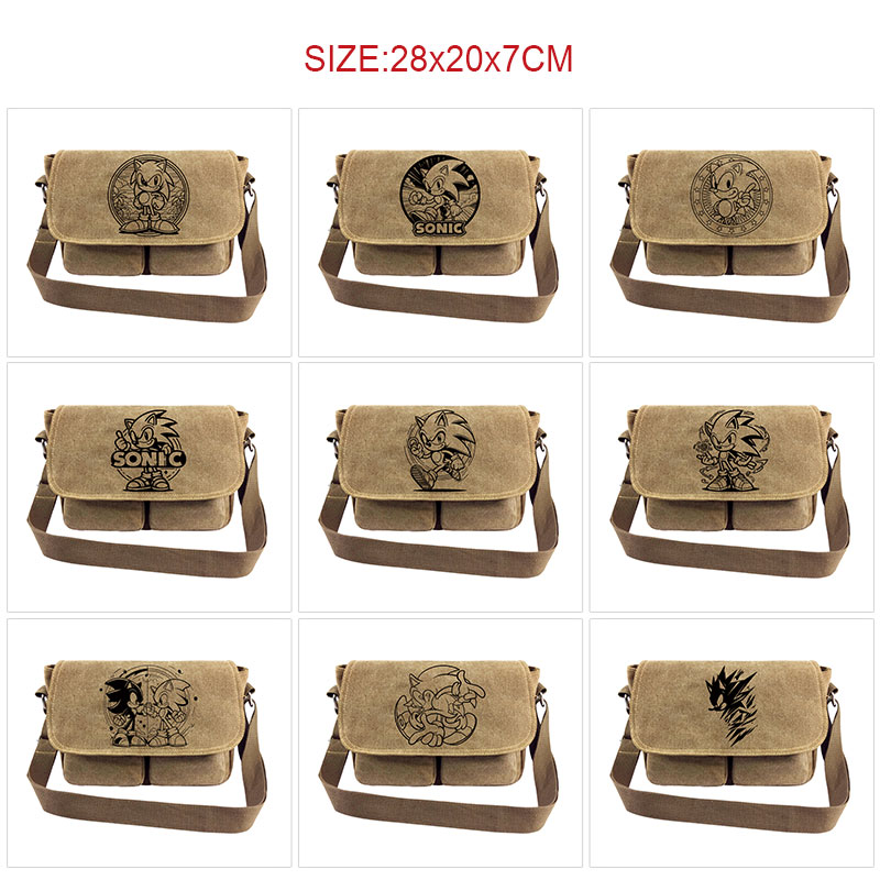 Sonic anime shoulder bag