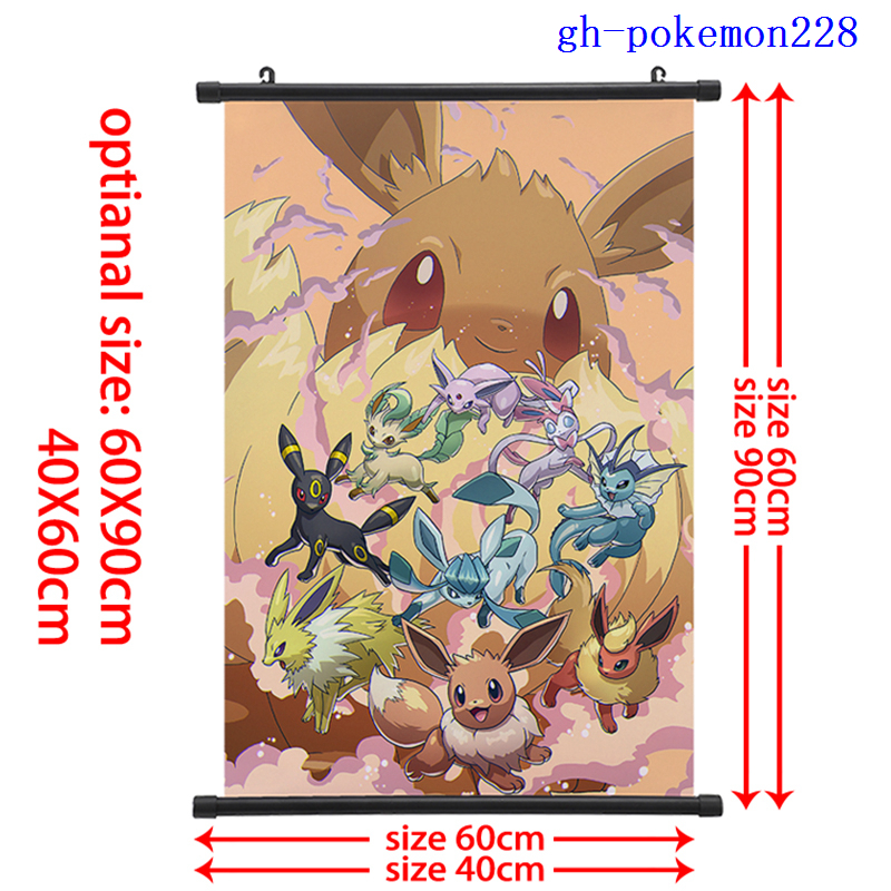 pokemon anime wallscroll 60*90