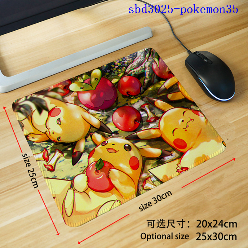 pokemon anime mouse pad 30*25*0.3cm