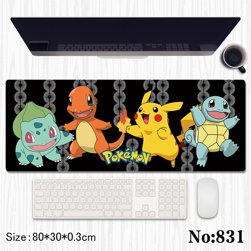 pokemon anime mouse pad 80*30*0.3cm