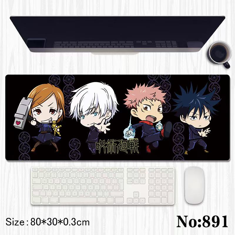Jujutsu Kaisen anime mouse pad 80*30*0.3cm