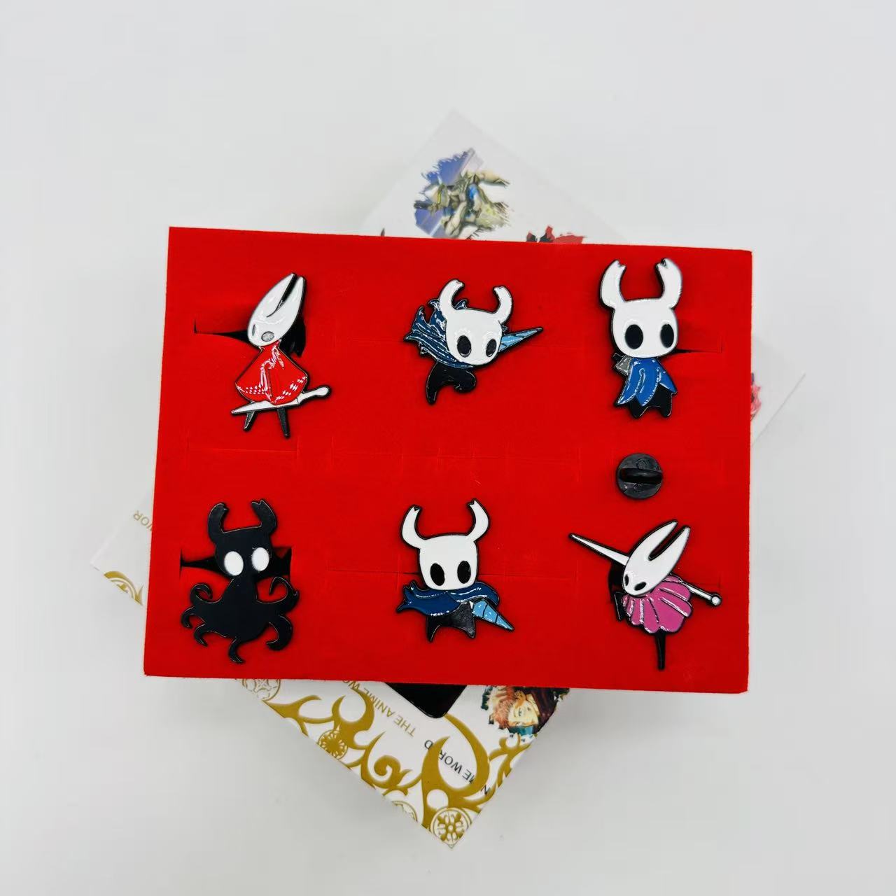 Hollow Knight anime pin set