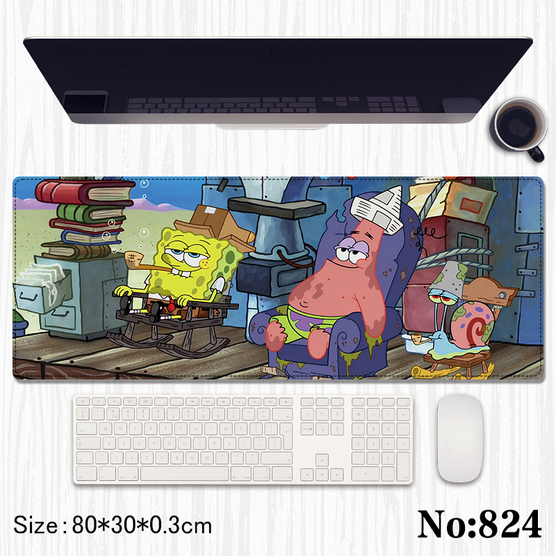 SpongBob anime mouse pad 80*30*0.3cm
