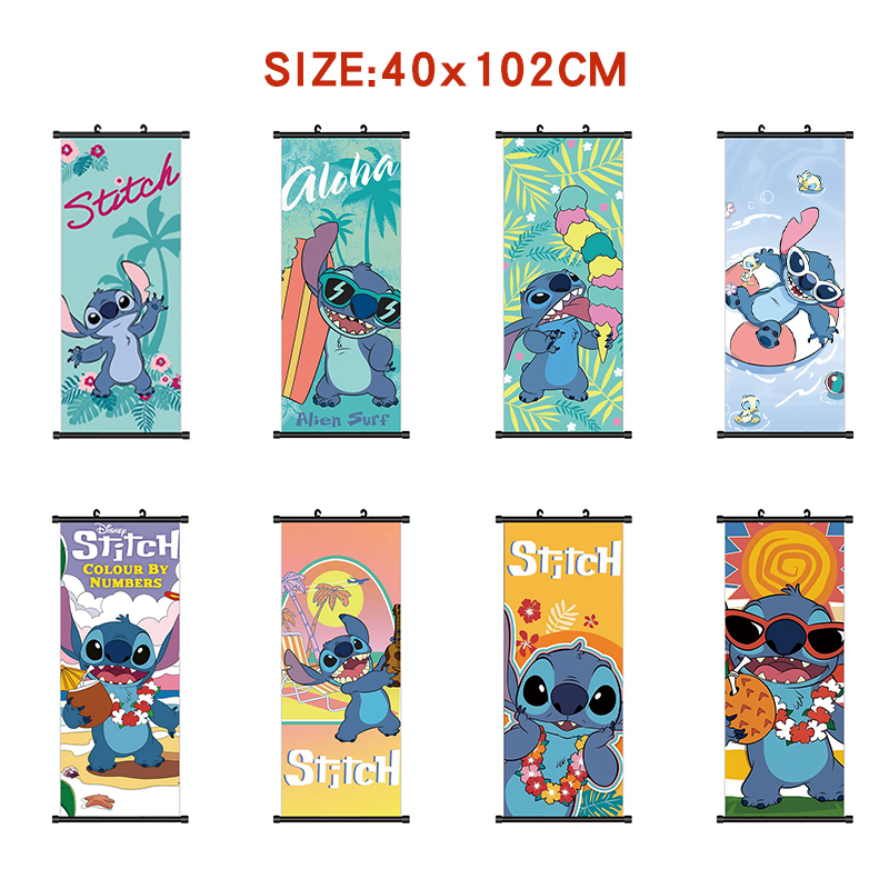 stitch anime wallscroll 40*120cm