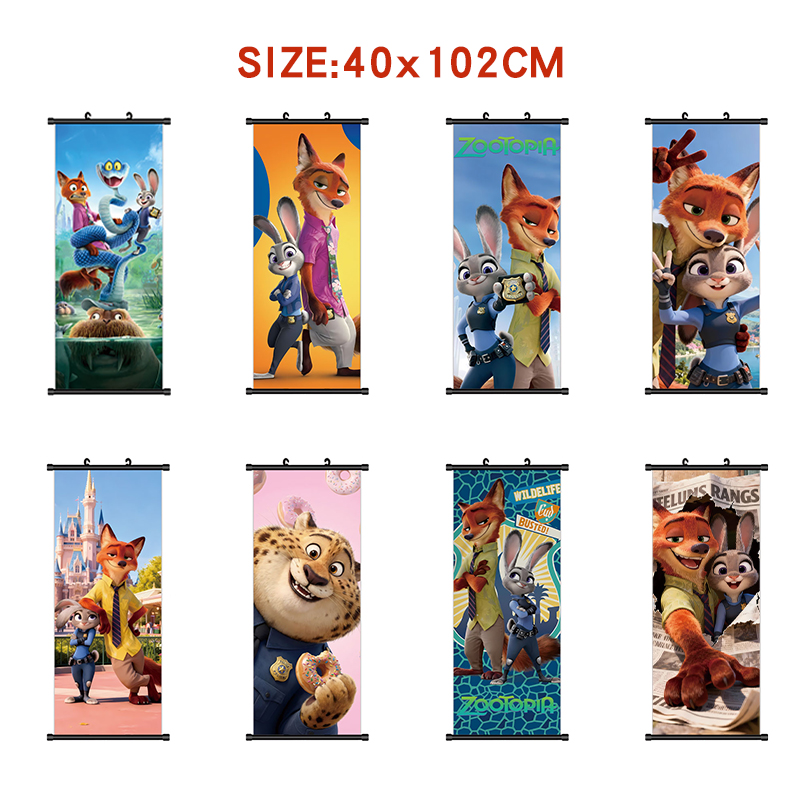 Zootopia anime wallscroll 40*120cm