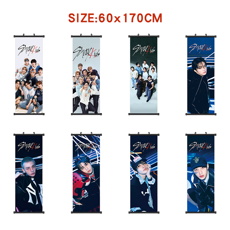 Straykids anime wallscroll 60*170cm
