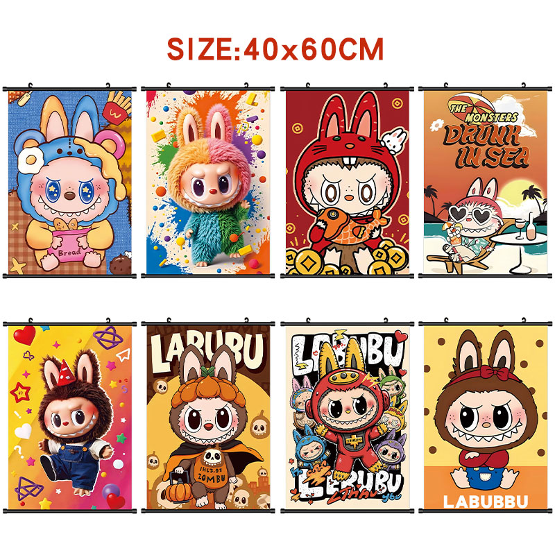Labubu anime wallscroll 40*60cm