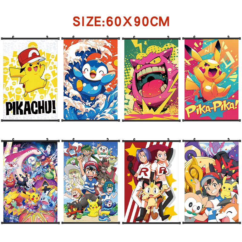 pokemon anime wallscroll 60*90cm