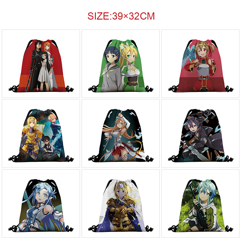 Sword art online anime bag 39*32cm