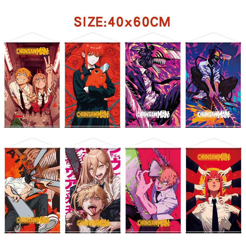 chainsaw man anime wallscroll 40*60cm