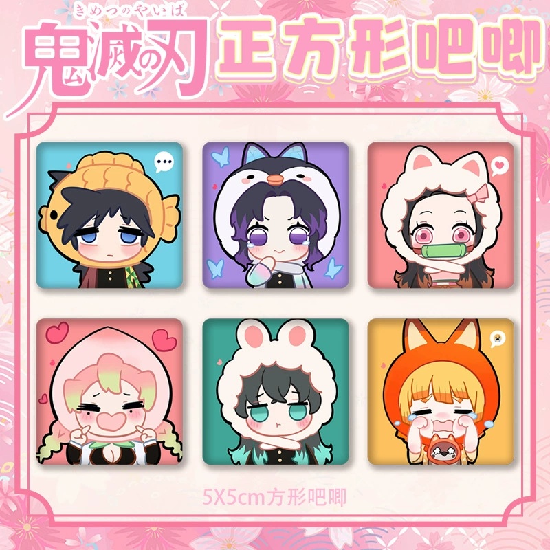 Demon slayer kimets anime pin 5cm