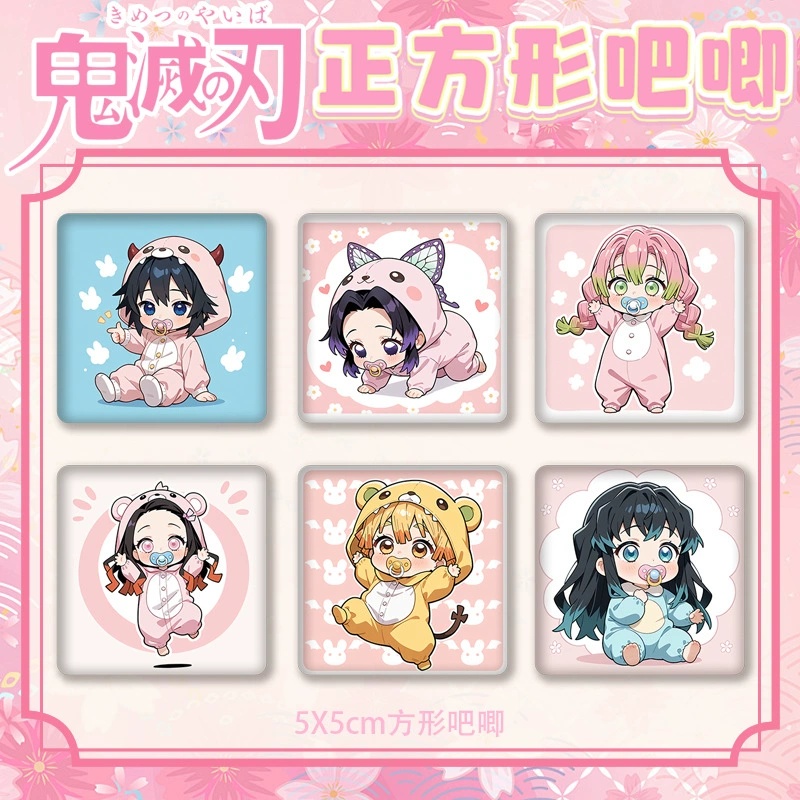 Demon slayer kimets anime pin 5cm