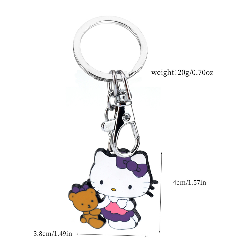 Kuromi anime keychain