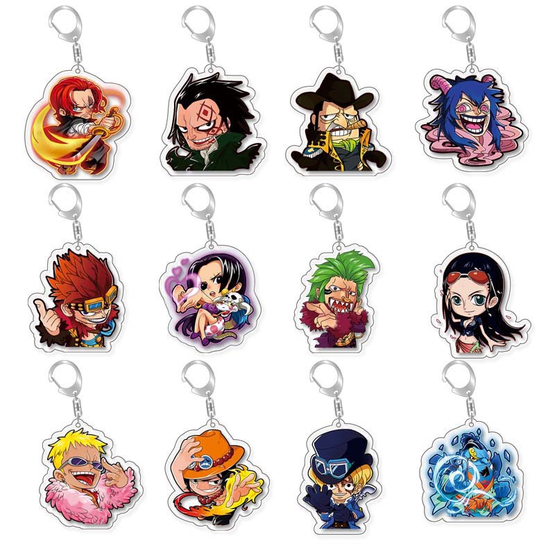 One Piece anime keychain